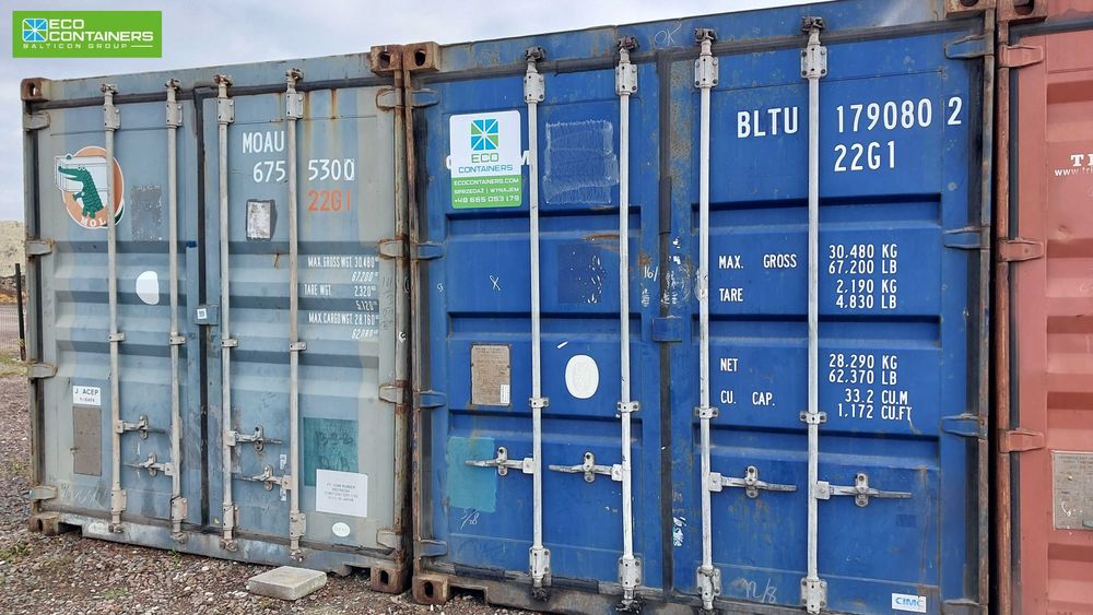 Kontener morski magazynowy używany 20'DC loco Kraków