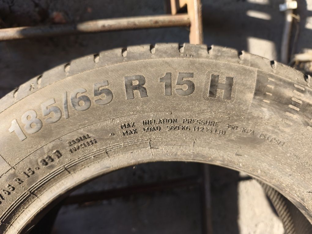 4x 185/65R15 opony letnie Continental