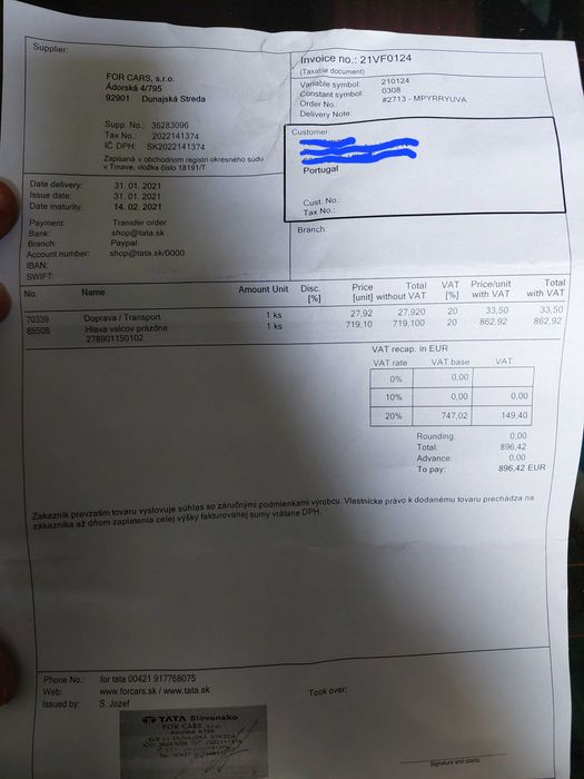 Cabeça de motor Tata telcoline e algum material novo tenho facturas
