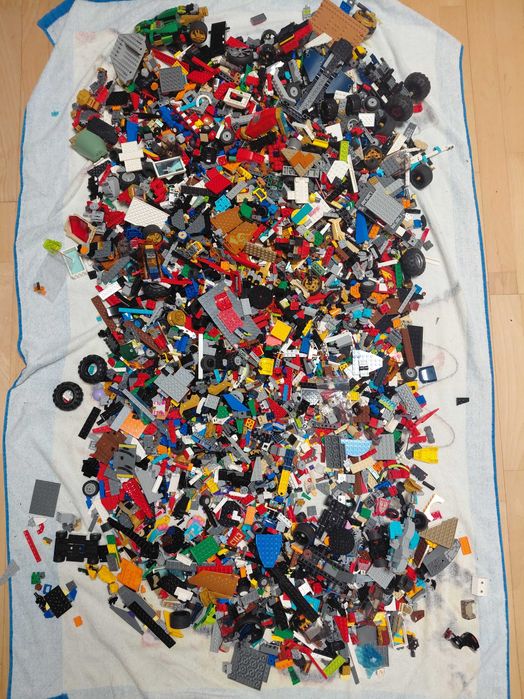 Klocki lego 8 kg rózne elementy częsci