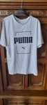 Koszulka męska Puma T-SHIRT biała M Pod pachami 100 cm dł,70 cm