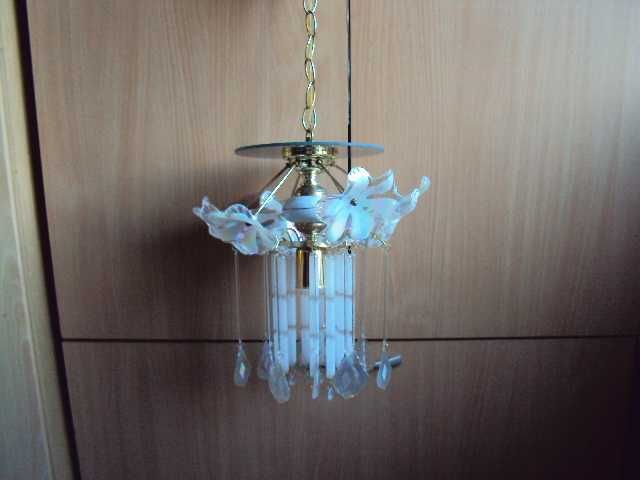 Люстра підвісна оригінальна + 9 розочок-запаски на люстри