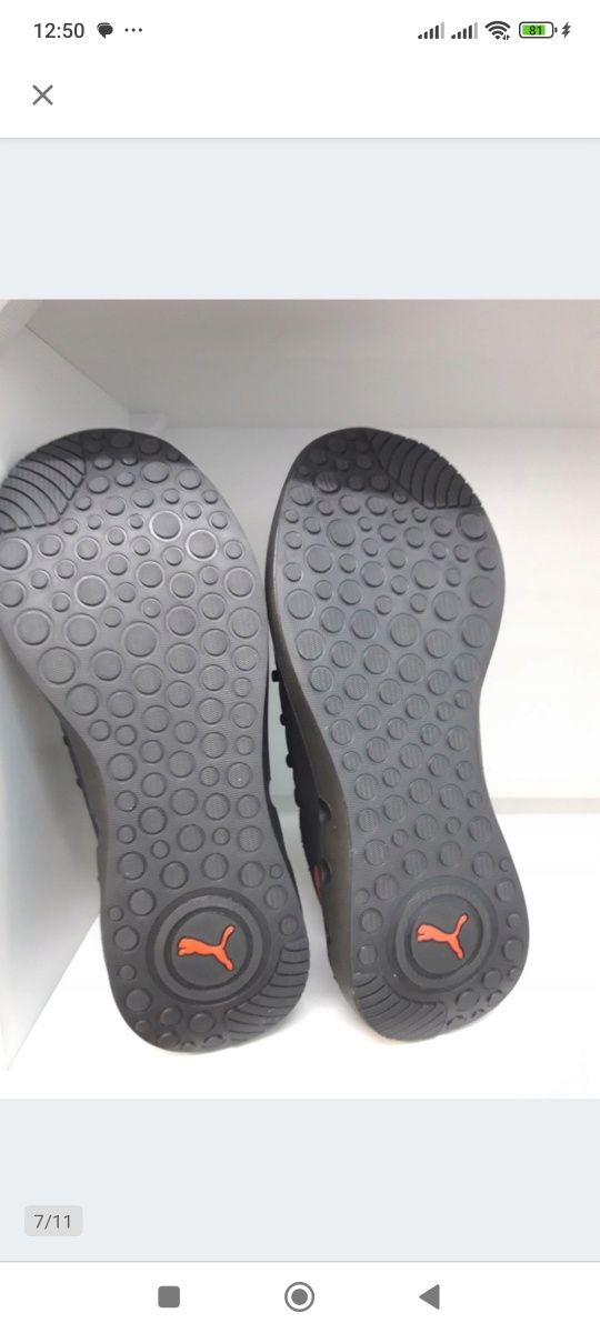 Buty męskie sportowe Puma SOFTRIDE CARSON FRESH  czarne 43