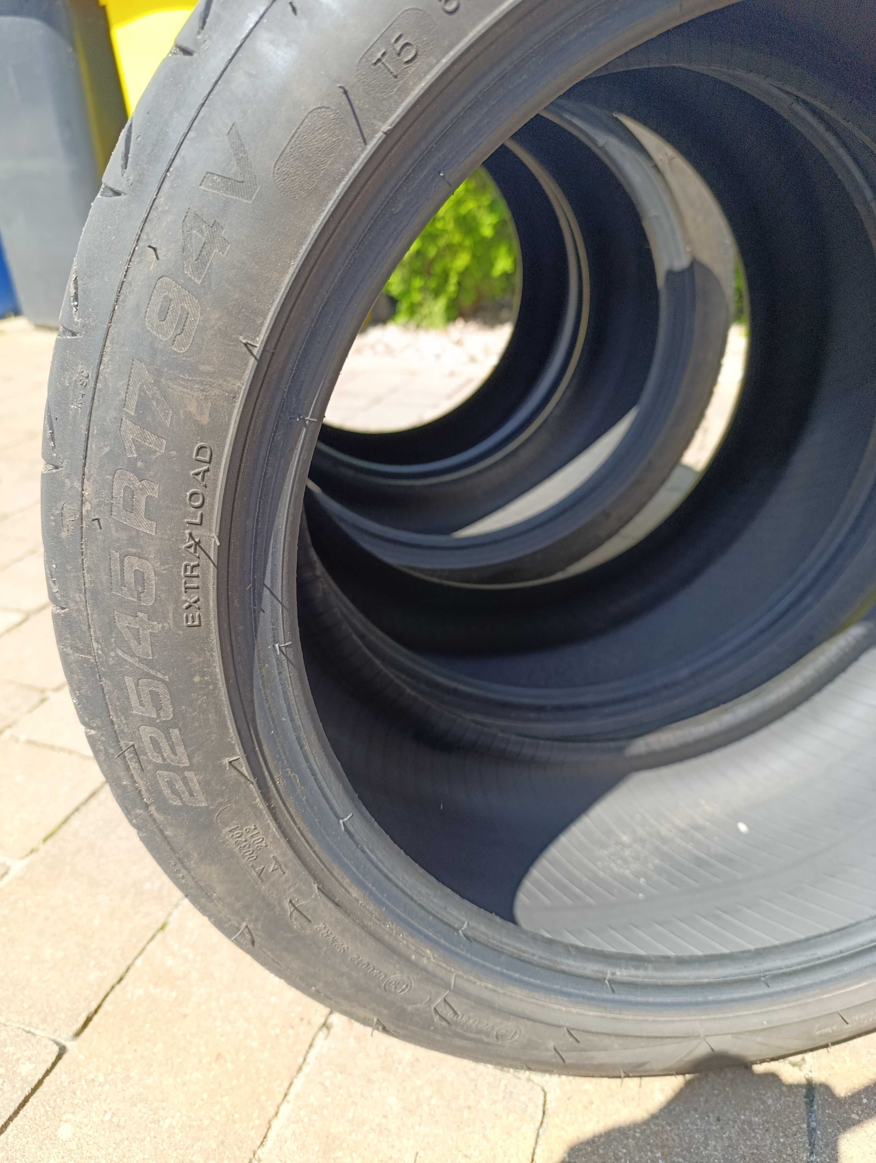 Opony letnie Kormoran 225 45 rozm. 17 kpl komplet jak nowe okazja
