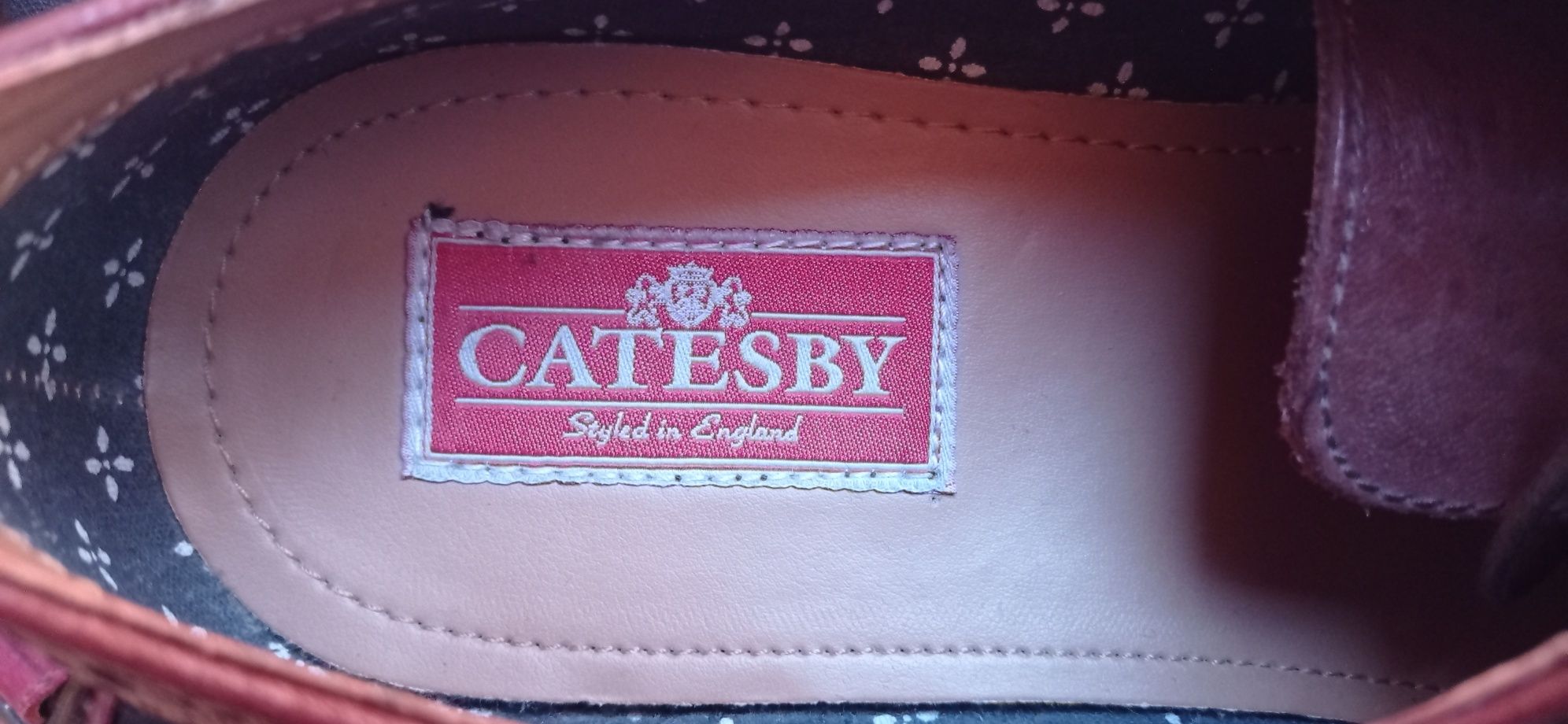 Buty wizytowe męskie skórzane brązowe rozmiar 45 nieużywane