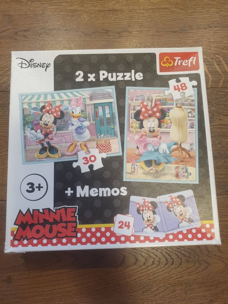Puzzle dla dzieci Myszka Minni