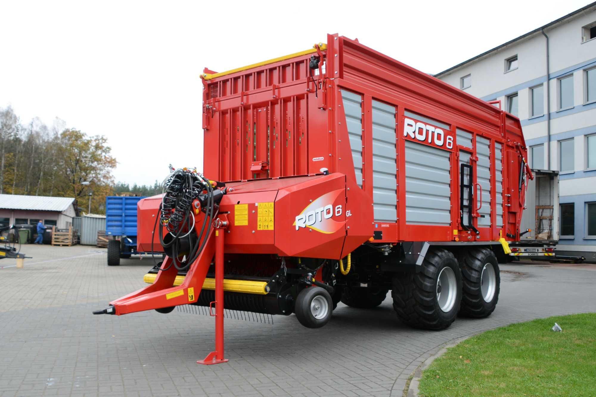 Przyczepa samozbierająca METAL-TECH ROTO 6 10 Ton