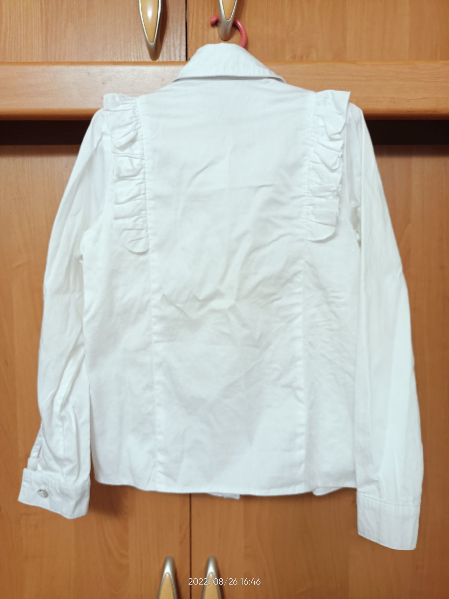 Рубашка нарядная блузка Зиронька на девочку 128