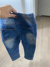 Spodnie jeansy na gumce