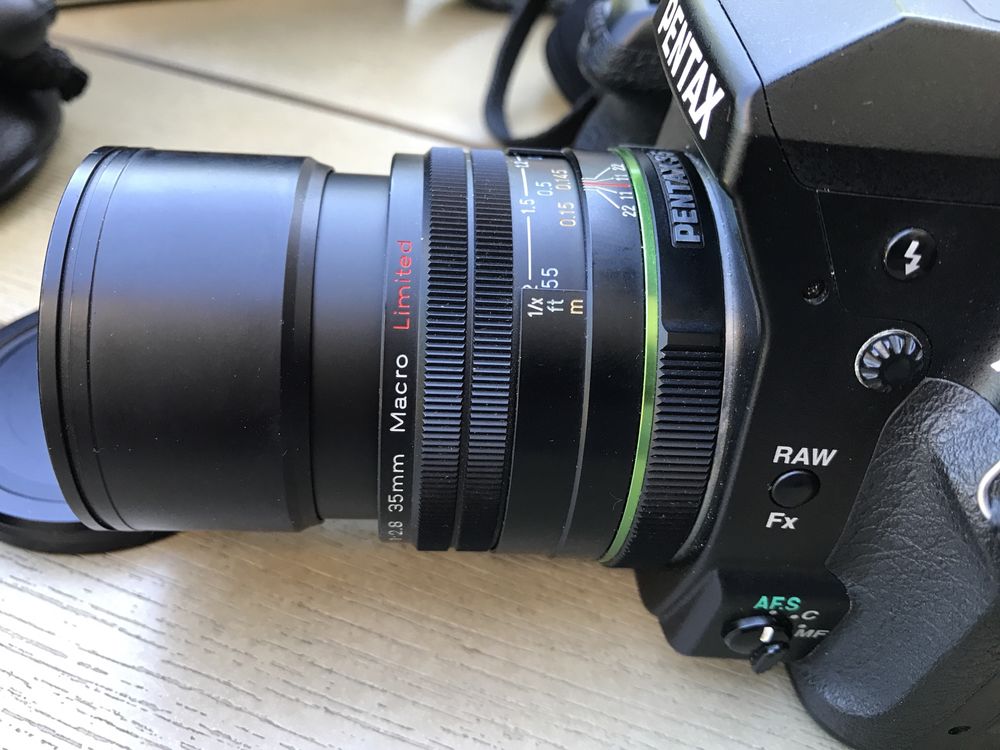 Lustrzanka Pentax K5 zestaw