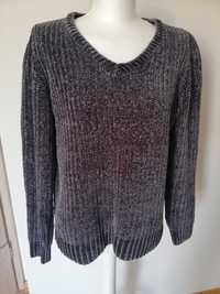 Sweter ciemno szary M-L