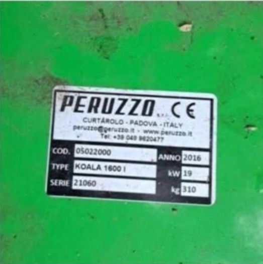 Kosiarka bijakowa z koszem na trawę Koala 1600 Peruzzo
