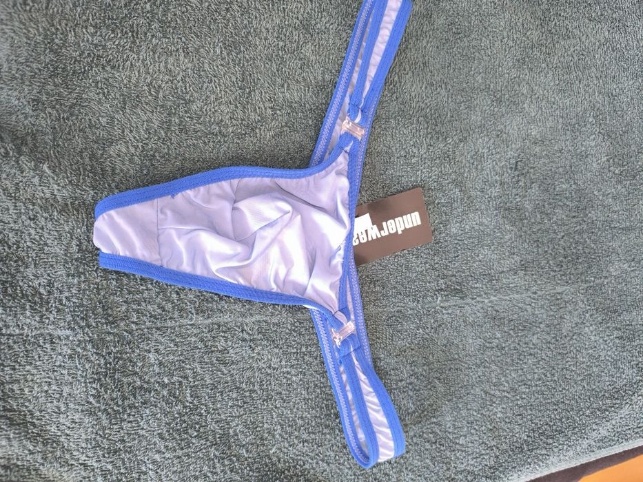 Stringi męskie push up odpinane po obu stronach