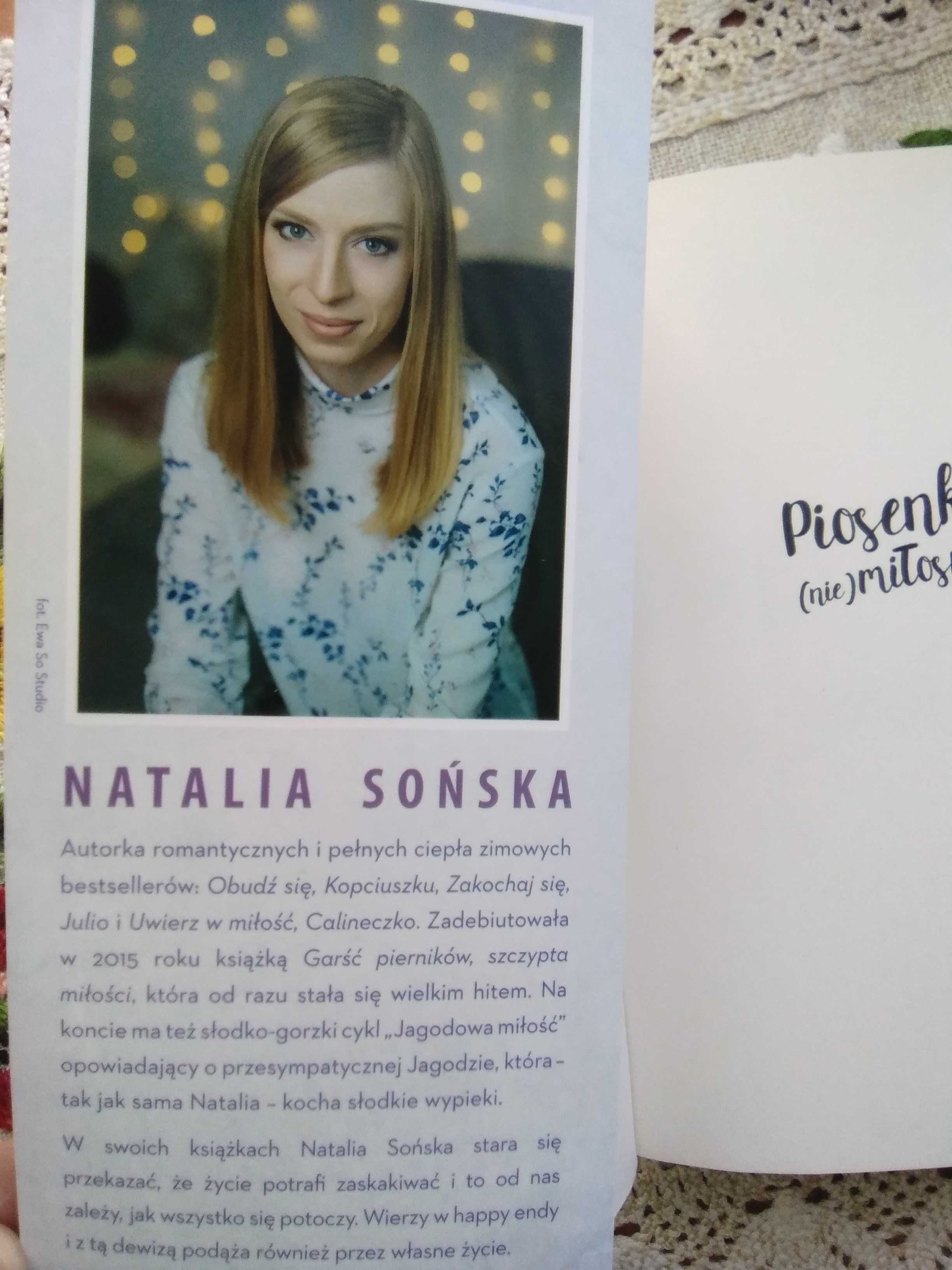 Piosenki nie (miłosne) Natalia Sońska Książka