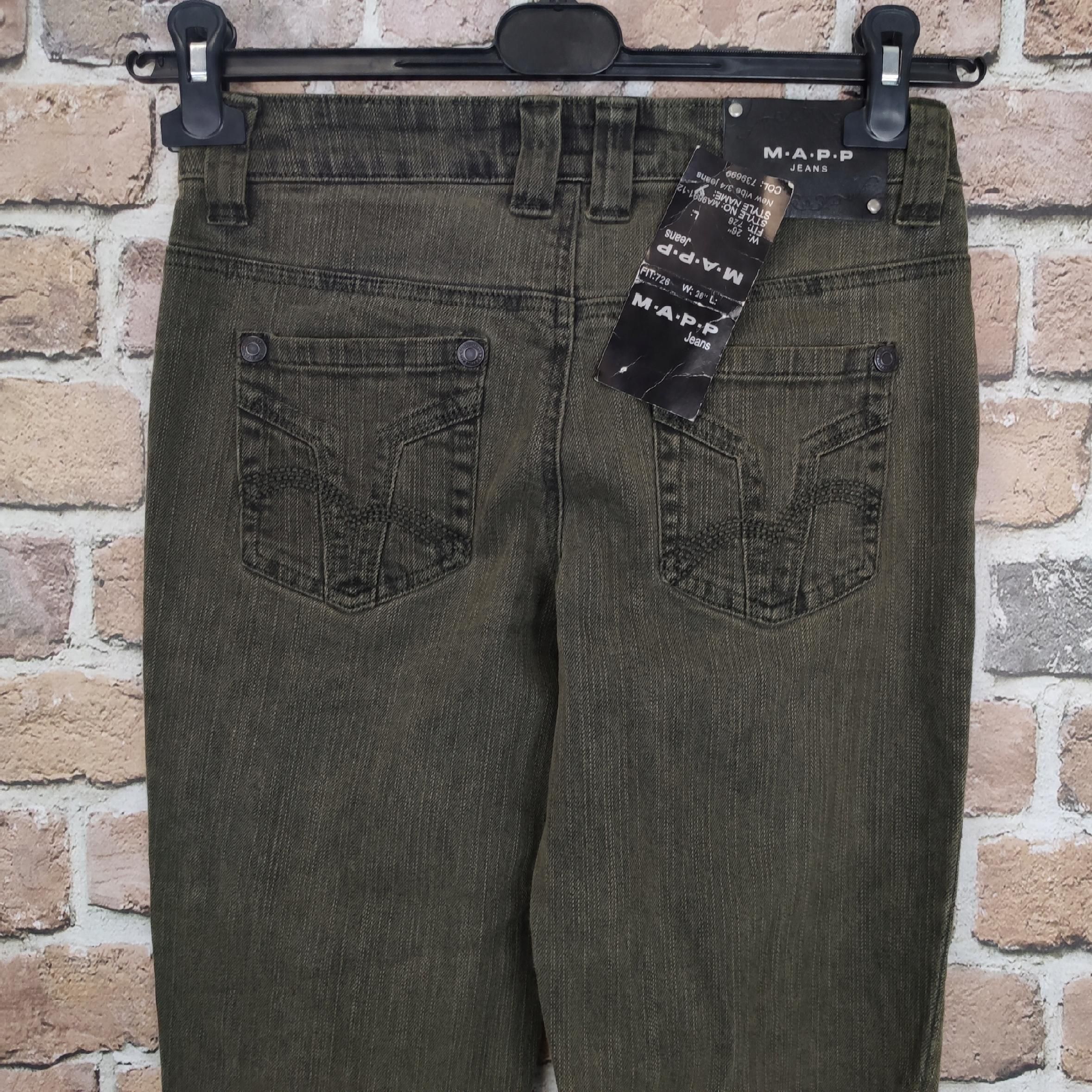 M.a.p.p. Zielone jeansowe spodenki damskie rozm 26