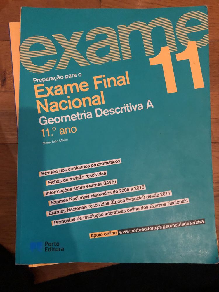 Livros de 11 ano e 12 ano e preparacao se exames