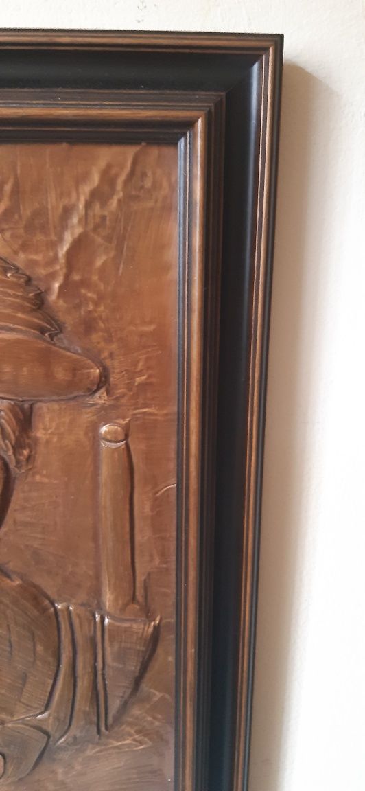 Wyprzedaż ceny do negocjacji Stary duży piękny miedzioryt sygnowany