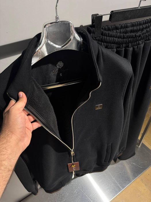 LUX Чоловічий спортивний костюм Loro Piana S,M,L,XL,2XL синій/чорний