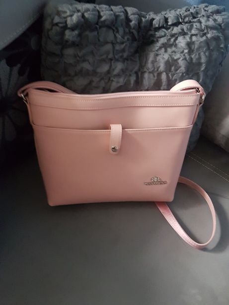 Torebka Wittchen listonoszka pudrowy róż