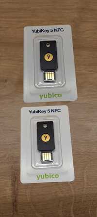Yubi Key 5 NFC 2szt. + przejściówka USB c