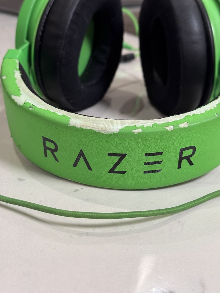 Геймерські дротові навушники Razer Kraken Pro V2 / Green