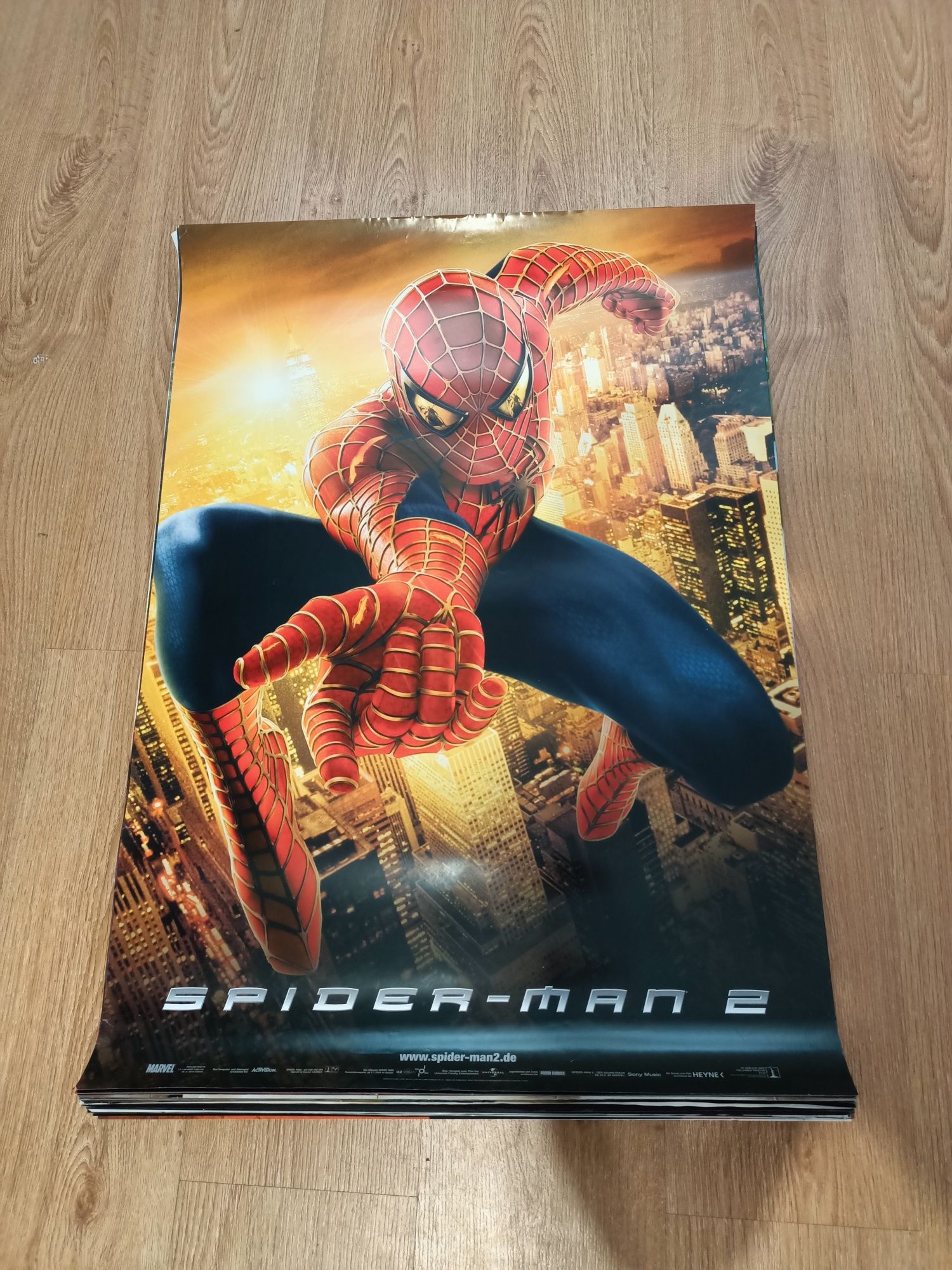 2 oryginalne plakaty kinowe spider Man plakat