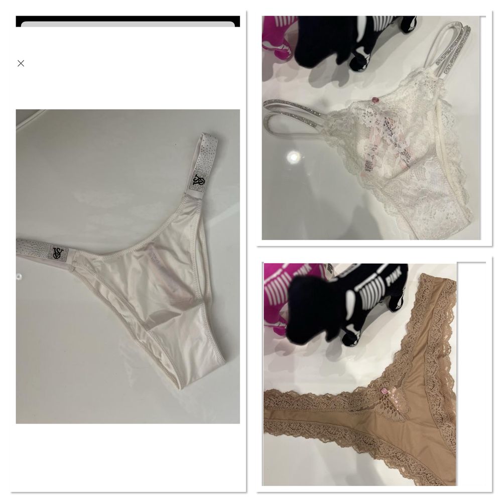 трусики,труси з камінням,трусы, білизна victoria’s secret багато