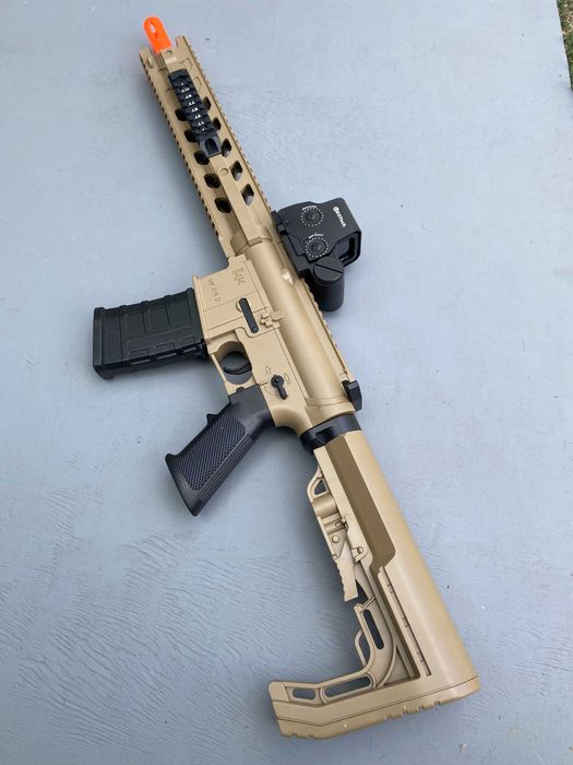 Іграшковий автомат HK416 на орбізах ДВА МАГАЗИНИ орбіган гель бластер