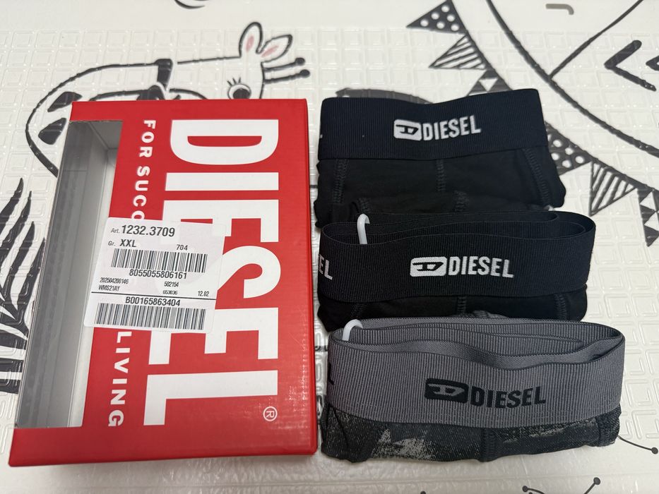 Сліпи , плавки чоловічі Diesel 3-pack оригінал