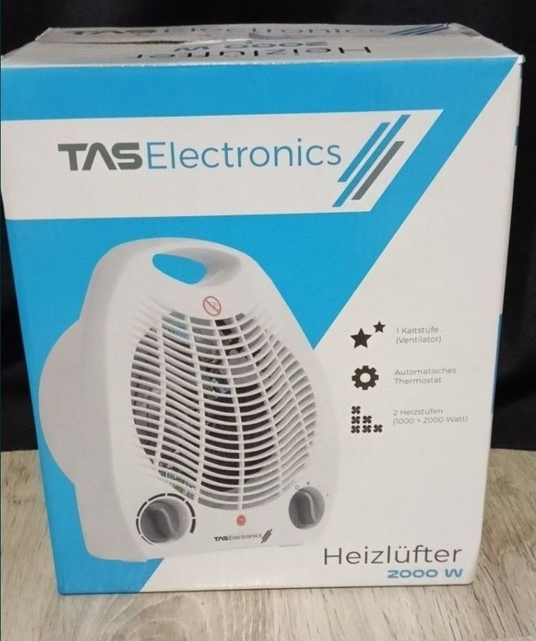 Grzejnik, farelka, podgrzewcz, termostat TAS Electronics 2000w