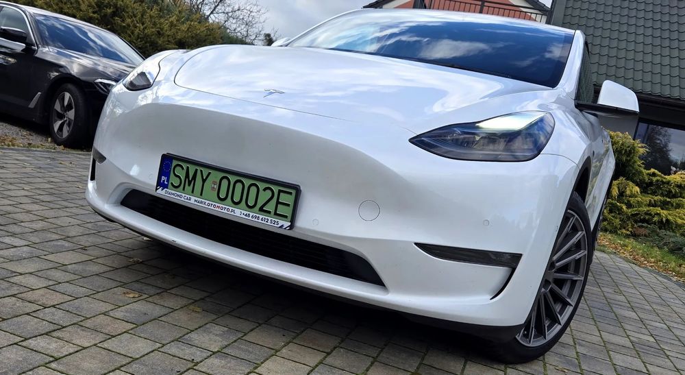 Tesla Y Long Range, AWD, Wersja Europejska, Bezwypadkowy 100%