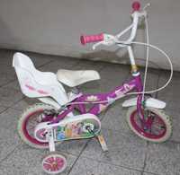 bicicleta de criança princesas disney