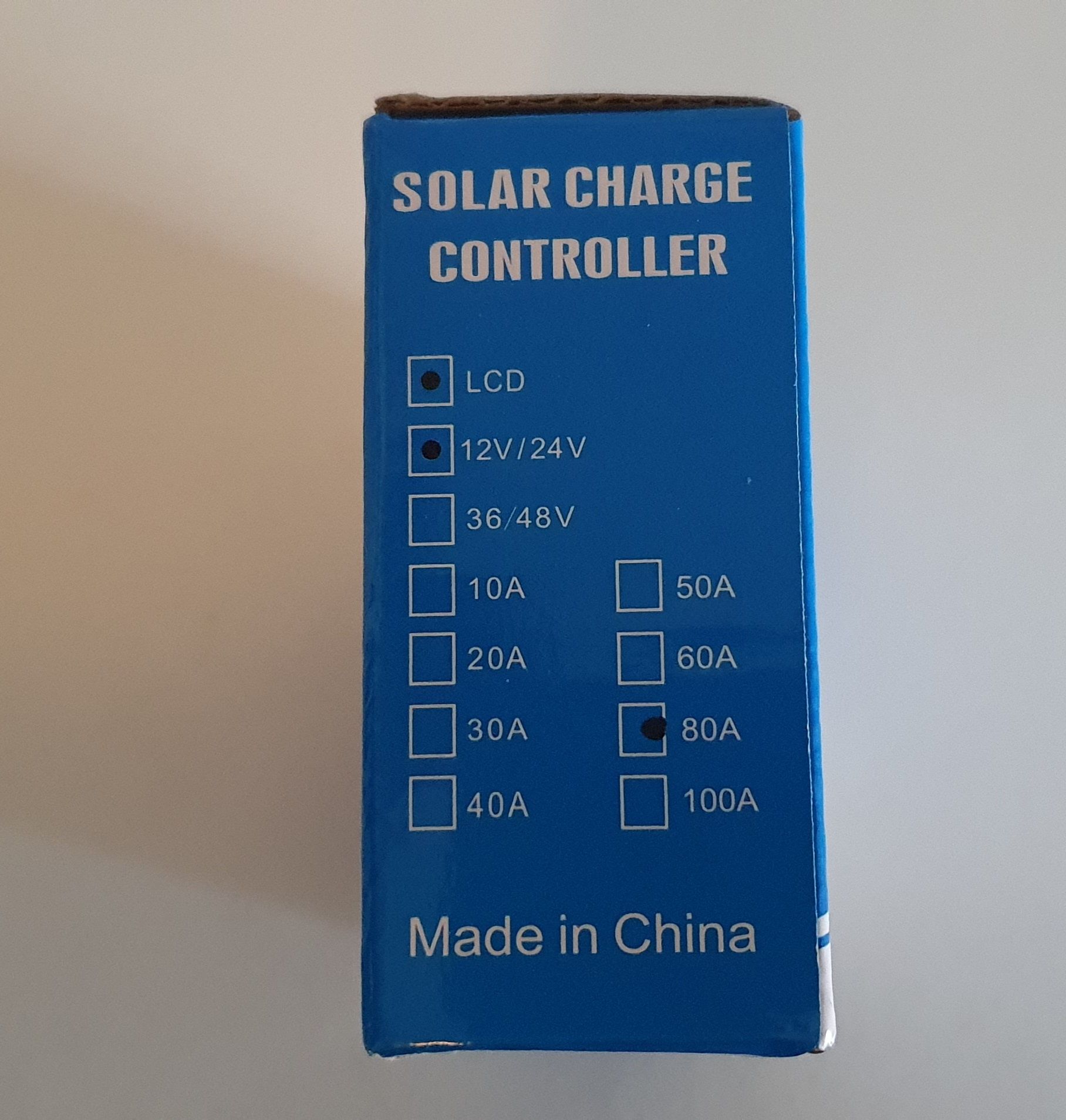 Controlador de carga solar 12/24V 80A