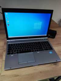 Laptop Notebook HP Elitebook 8570p 256GB SSD 8GB Ram + Stacja Dokująca