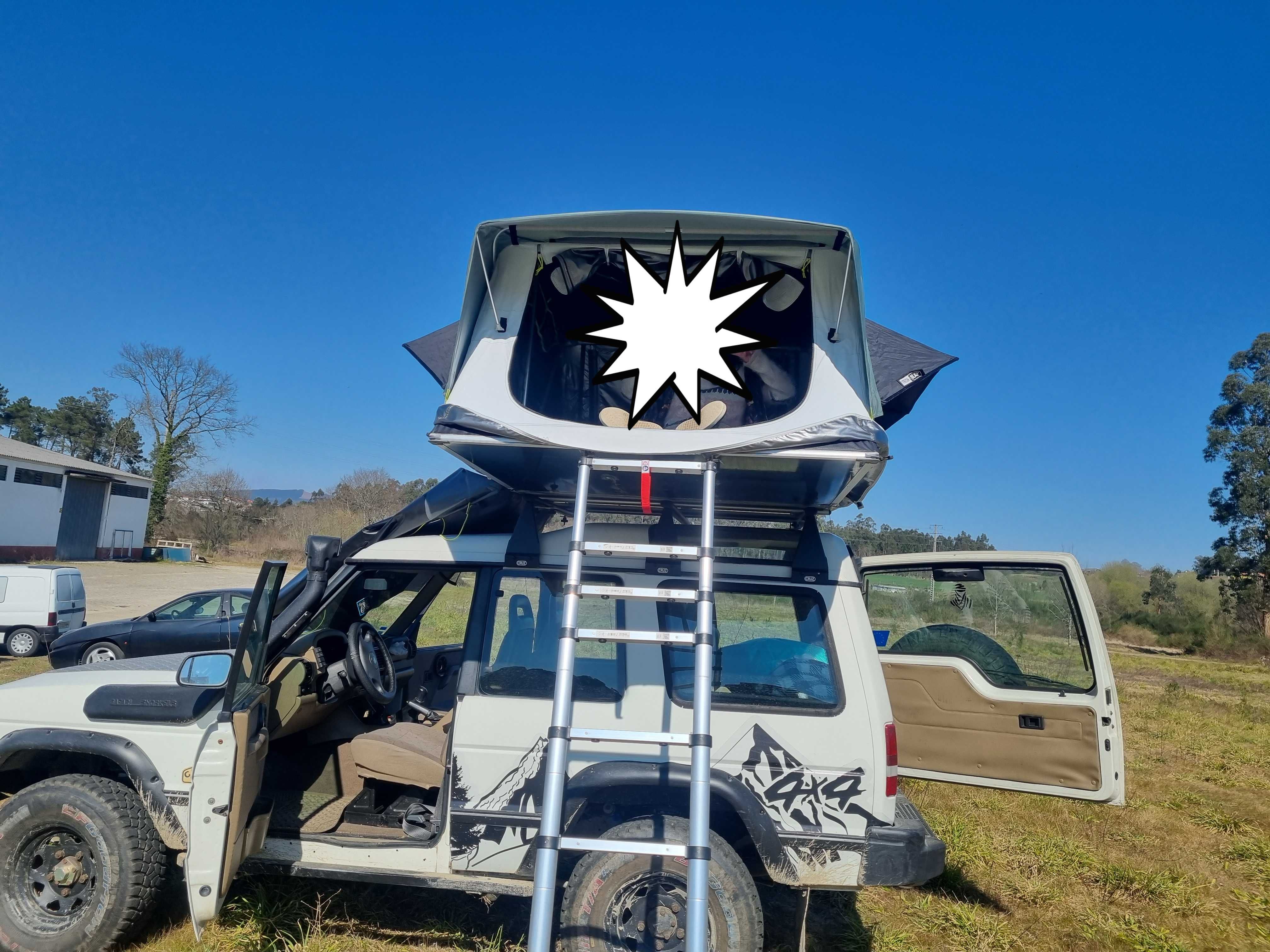 Vendo Land Rover 300 tdi 1998 com tenda de tejadilho