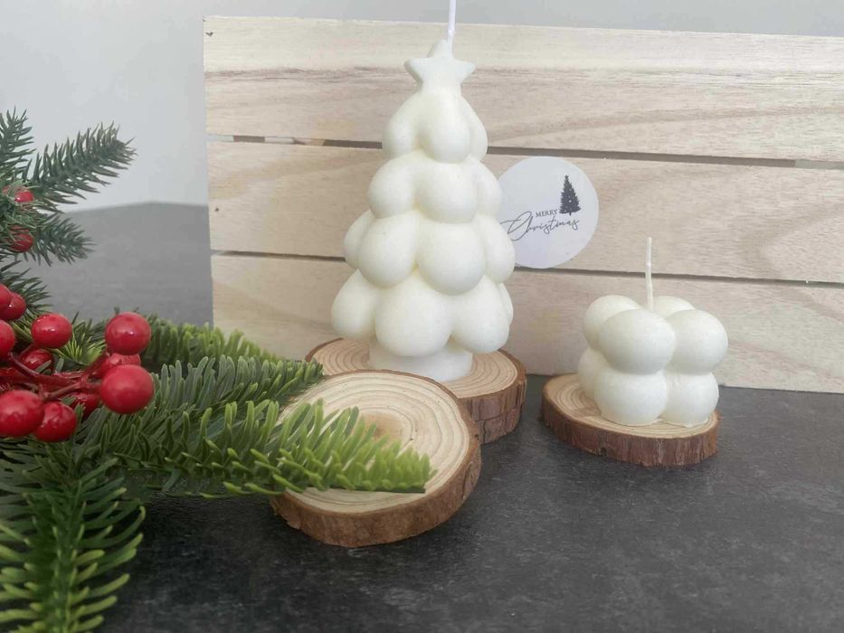 choinka świece sojowe