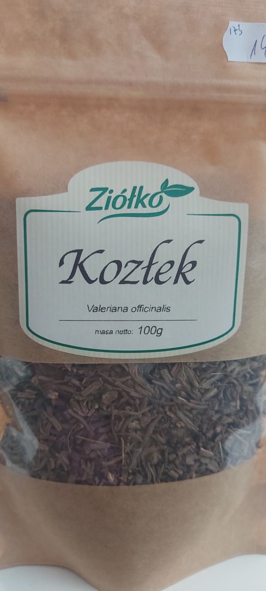 Kozłek korzeń 100g obniza poziom lęku, stres, dobre samopoczucie