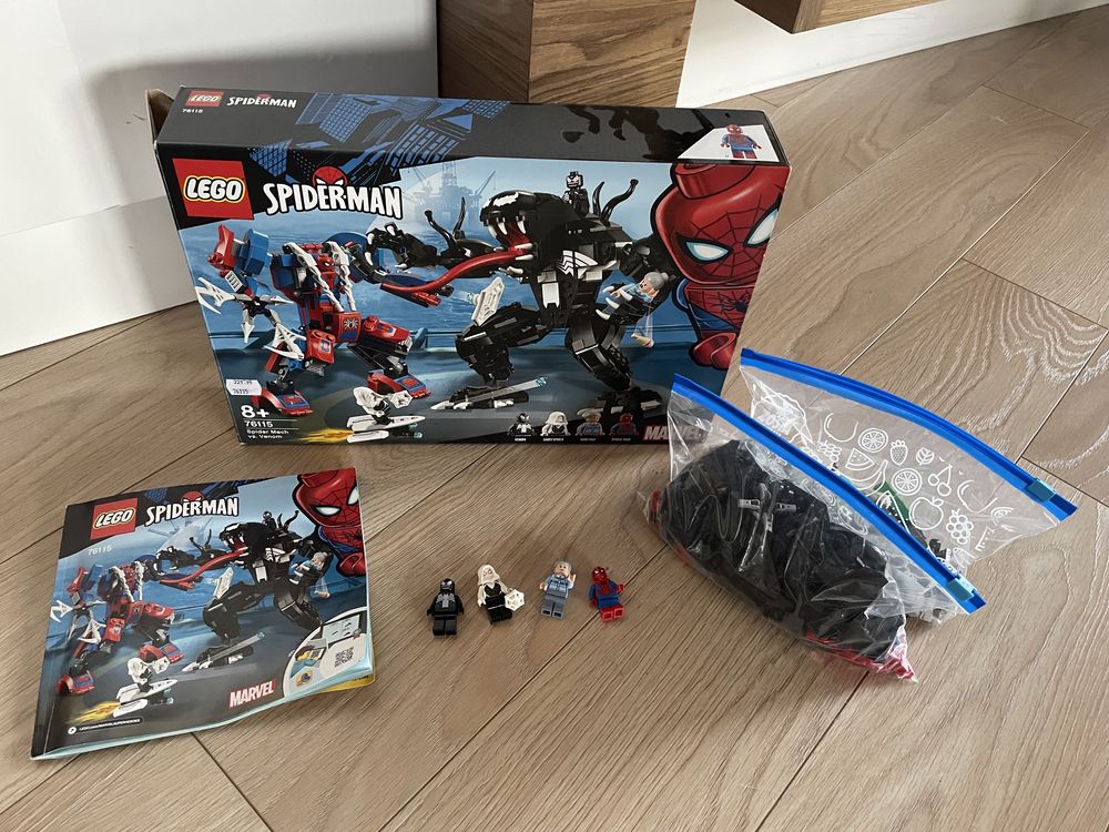 LEGO Marvel Pajęczy Mech kontra Venom, 76115