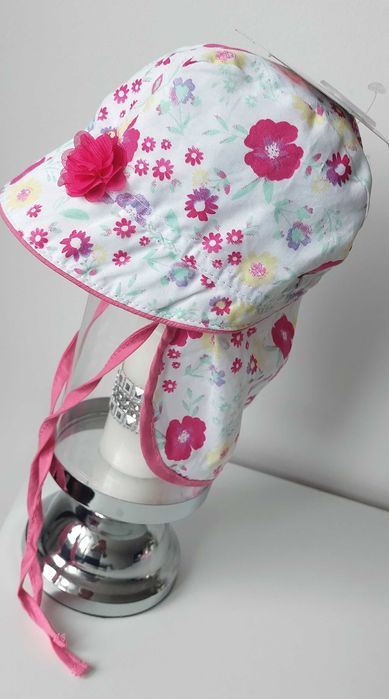 Nowa czapka z daszkiem osłona na kark lato


43-45cm