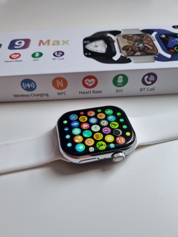 Smartwatch S9 Max biały pasek