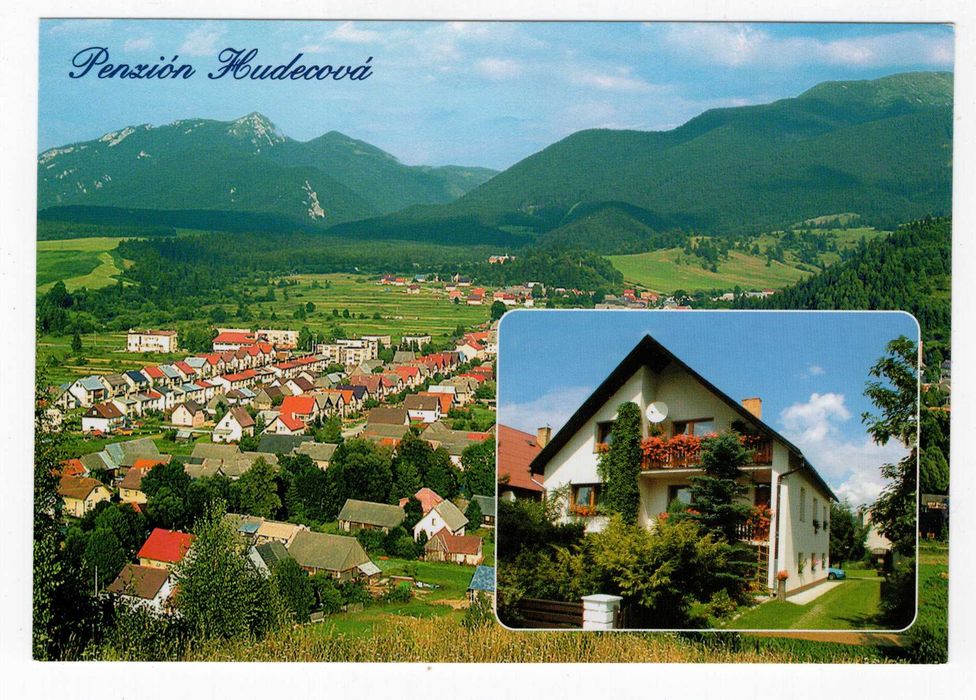 Pocztówka Penzion Hudecova Zuberec, RTG Press, Słowacja, Czysta