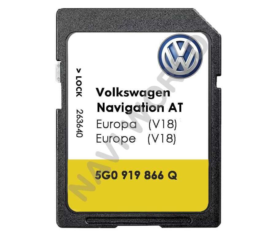 Карта навигация VOLKSWAGEN MIB1 Европа 2023