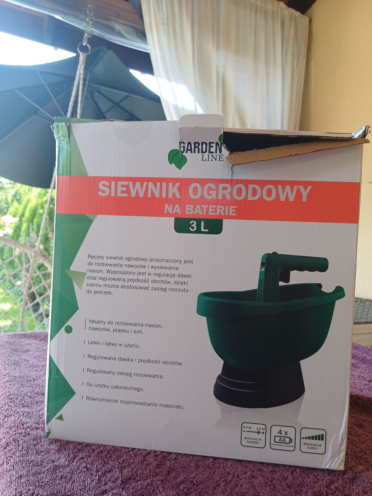 Сеялка Садова Акумуляторна 3Л Garden Line EDA4571
