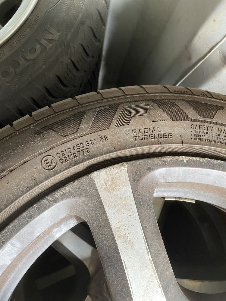 4 Pneus com jante  185 /55 R16