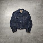 DAMSKA Kurtka Lekka Denim Jeansowa Katana Levis Granatowa Klasyk 90s