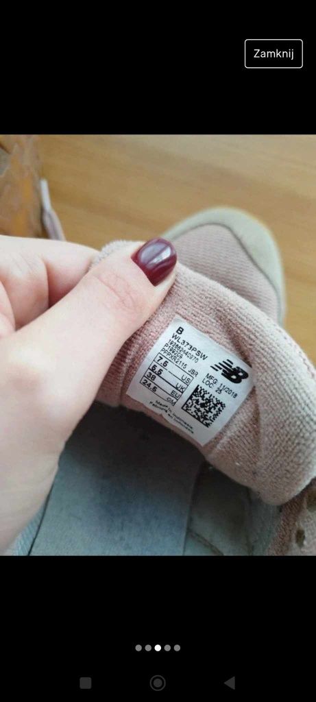 Buty New balance 372 roz. 38