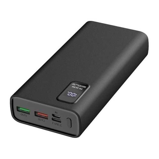 УМБ Повербанк Smart powerbank 20000 mAh Fast Charge до 22.5 Вт Чорний