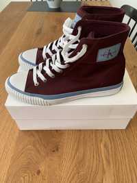 Calvin Klein sneakers  42. NOWE Burgundowe, buty