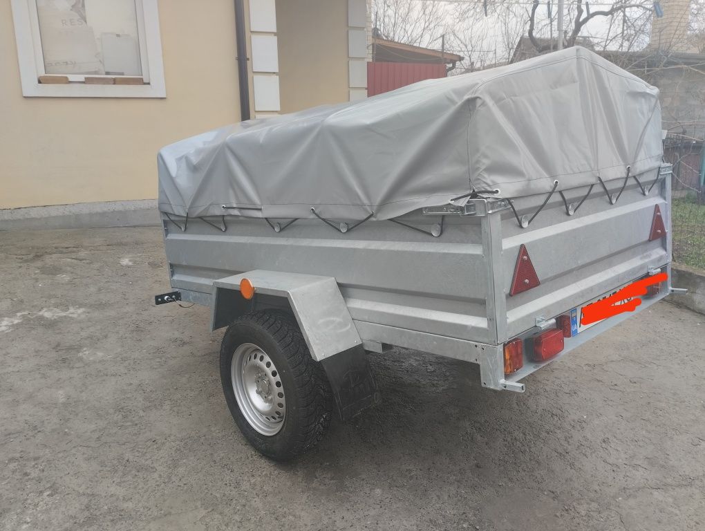 Прицеп оценкованный полностью