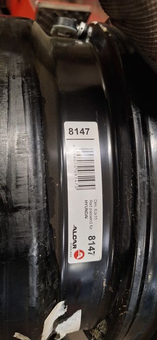 Felgi stalowe Hyundai Kia 6x15